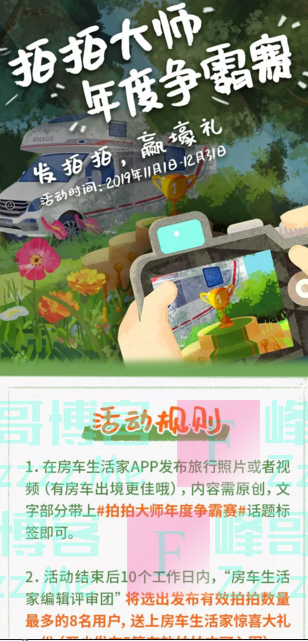 房车生活家拍拍大师年度争霸赛（截止12月31日）