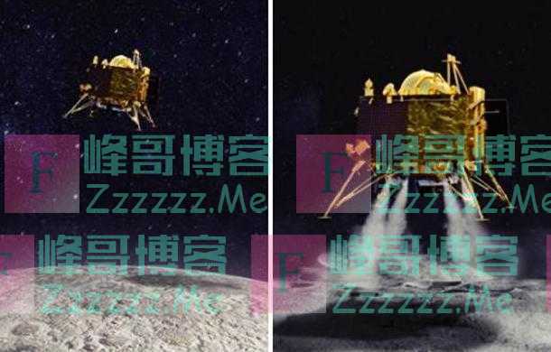 印度登月器十分失败:一共五台发动机 第一台点火后就翻了跟头