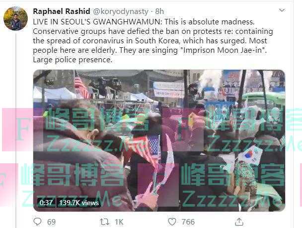 韩国人今天这场面 把外国人都吓坏了