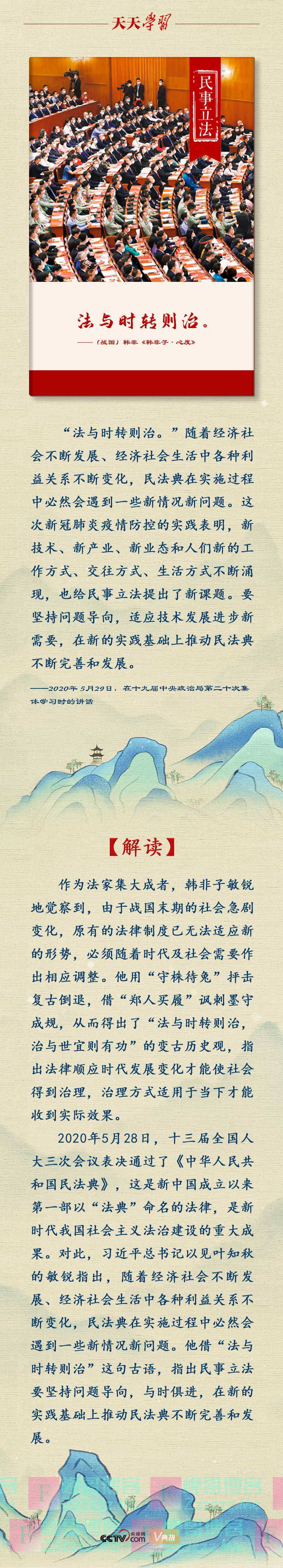 2020习近平总书记十大用典｜民事立法篇