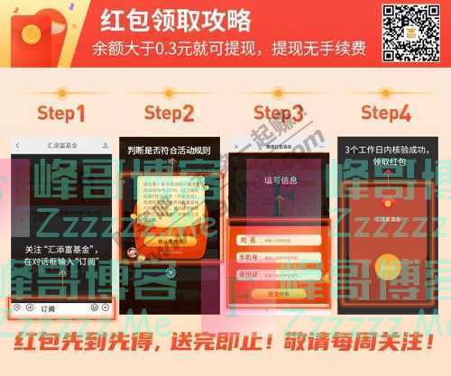 汇添富基金微信红包 | 新年第一只基金选TA?你很有眼光(1月8日截止)