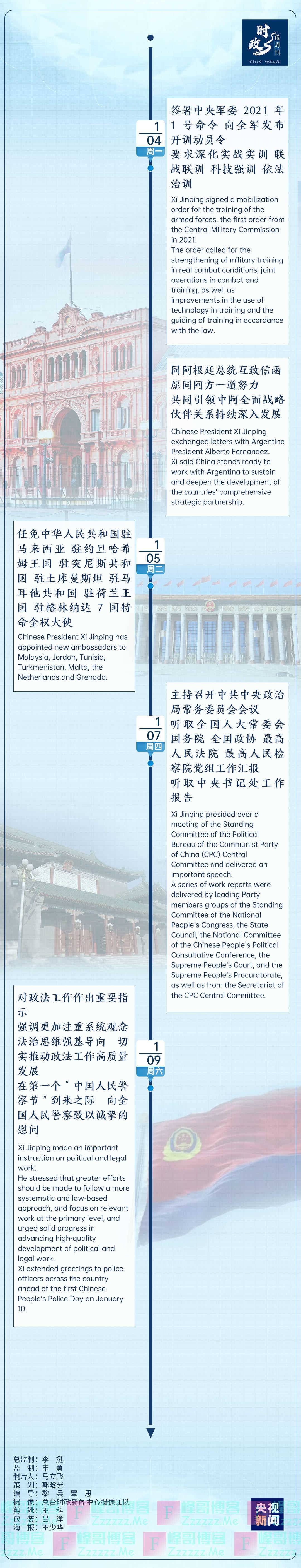 总书记的一周（1月4日—1月9日）