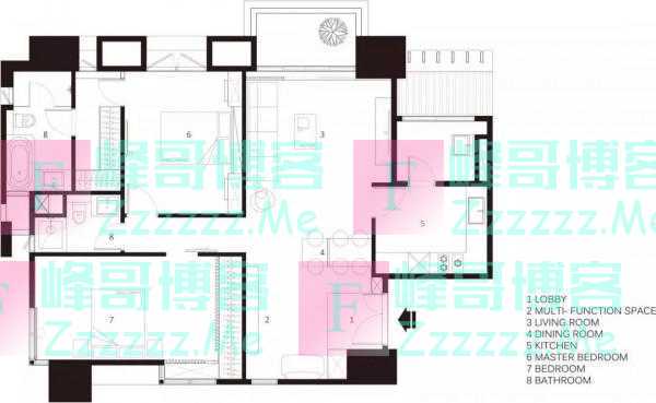 100平的日式风二居室，在极简的基础上，加入温馨质感