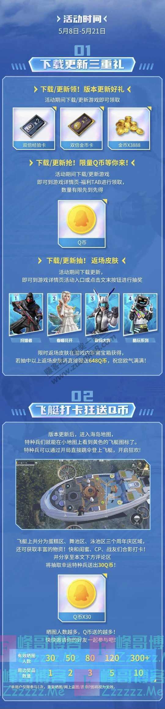 黑鲨游戏鲨粉福利｜《和平精英》2周年狂欢派对开启（5月21日截止）