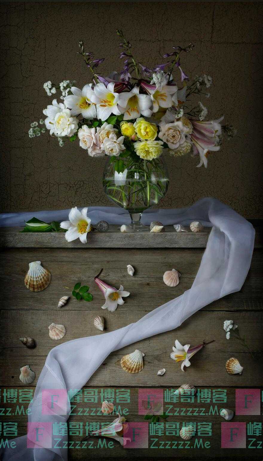 酷似油画的静物摄影作品