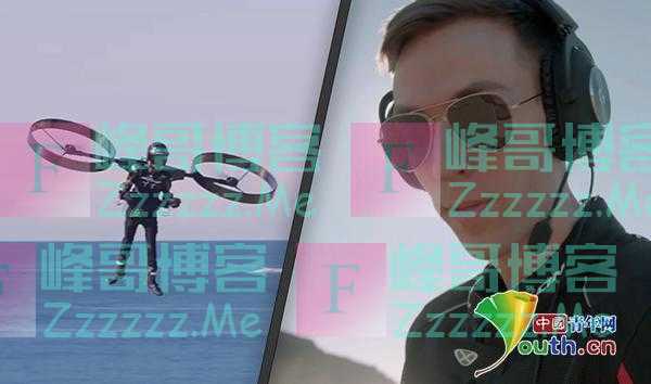 澳大利亚公司发明飞行器 打造炫酷“空中飞人”