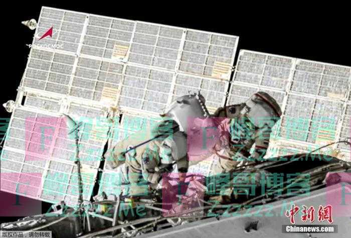 国际空间站宇航员再次进行太空行走 更换太阳能板