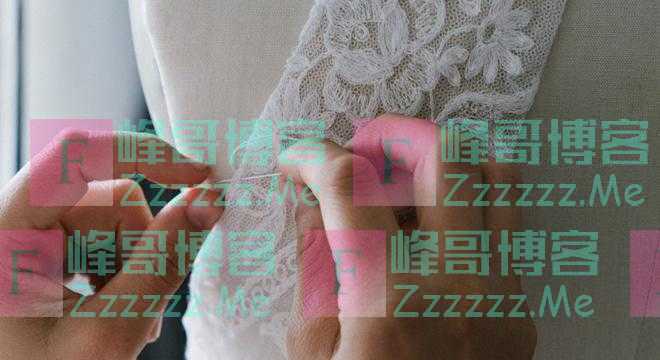 新娘利用通勤时间花九个月亲手缝制婚纱