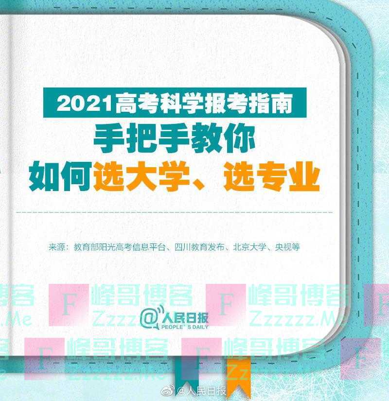 必备知识点！2021高考报志愿指南来啦