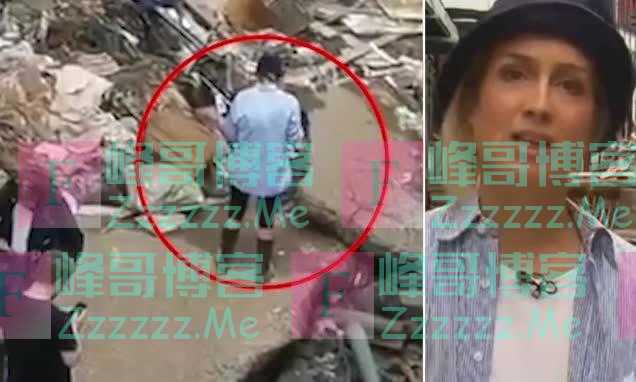 德国一电视台记者出镜前故意往身上抹泥，假装参与洪灾清理工作