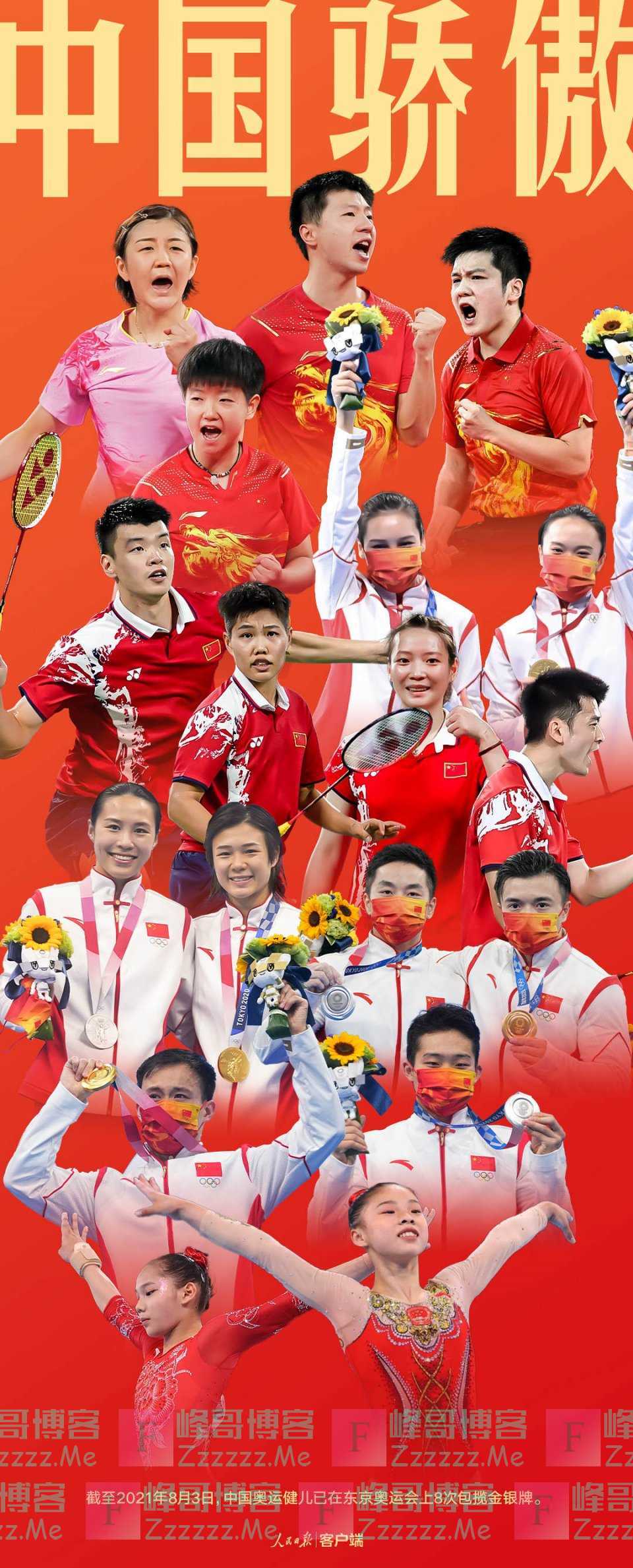 包揽金银X8,中国健儿yyds!