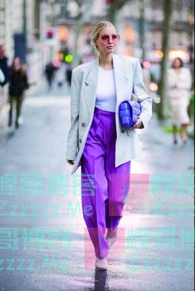 彩色阔腿裤，从容走出明媚之夏