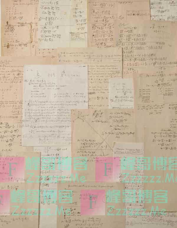 爱因斯坦手写相对论计算稿将被拍卖，估价高达300万欧元