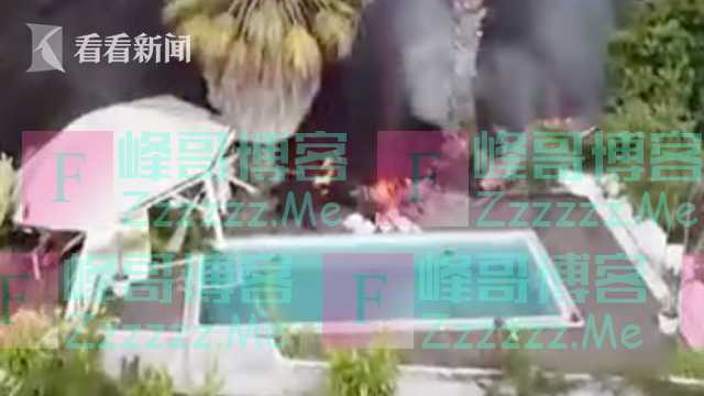 西班牙一火山持续喷发 熔岩入海将释放有毒气体