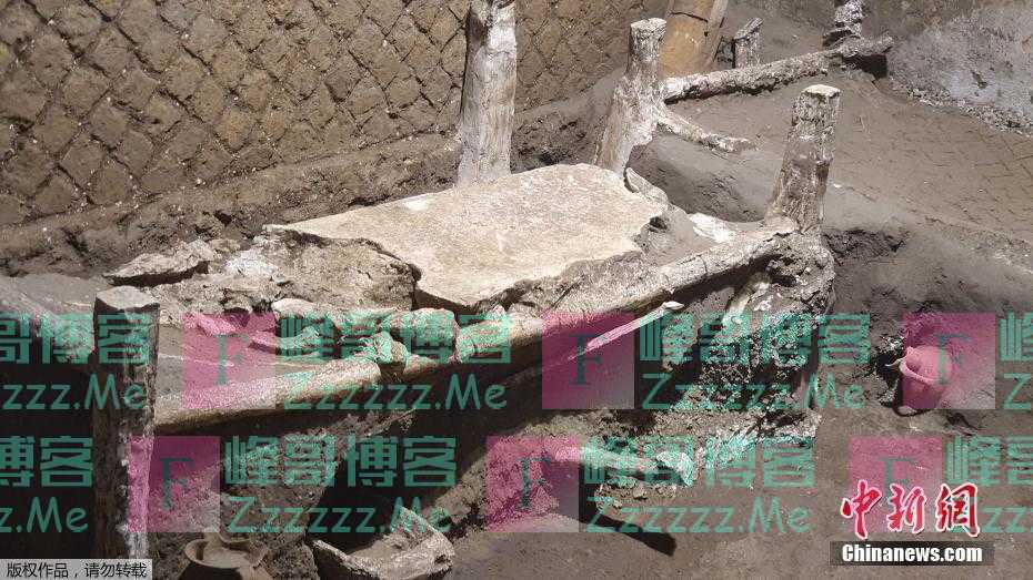 意大利庞贝古城发现罕见“奴隶屋”遗迹