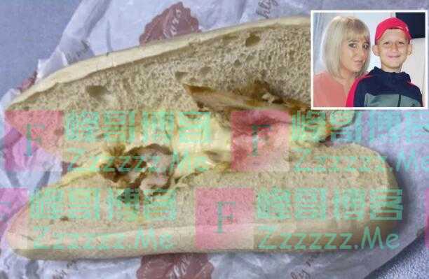 英国一位母亲抨击学校餐里的三明治偷工减料