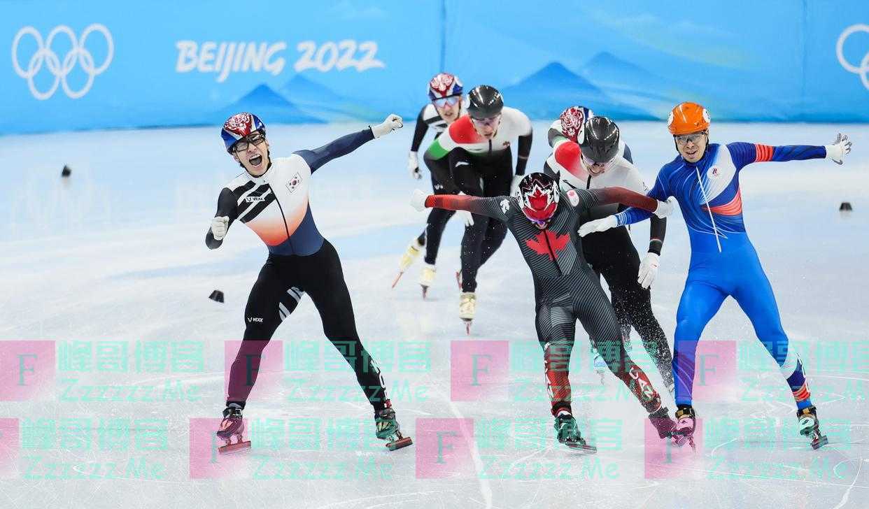 短道速滑——男子1500米决赛：韩国选手黄大宪夺冠(2)