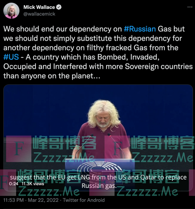 “我们不能简单地用美国肮脏的天然气”