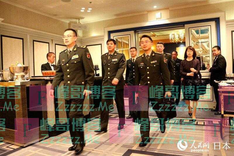 中国人民解放军校级军官代表团访日 日方举办欢迎招待会