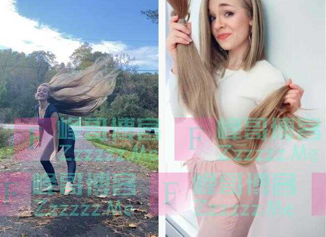 女子一次剪掉留了19年1.2米长的头发