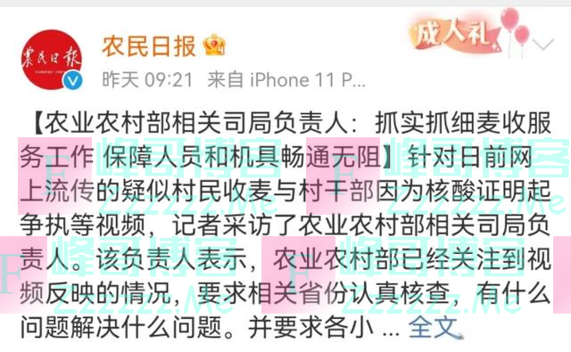 评论丨没有48小时核酸证明不准割麦子？板子打在谁身上