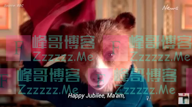 96岁英女王携手帕丁顿熊出演真人动画片，网友：天哪，太可爱了