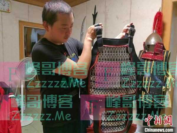 广西“90后”小伙纯手工复原千年甲胄 每件售价达万元以上