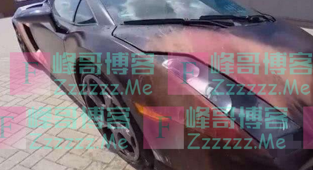 800万兰博基尼洗车，洗完车漆就变色，车主满面笑容