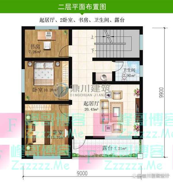 25万建二层平顶房，真正做到建出来比效果图好看，太值了