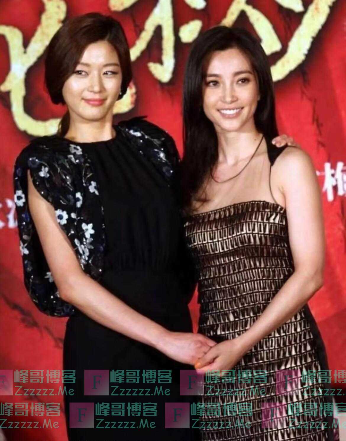 全智贤、李冰冰合影，“中国审美”和“韩国审美”的区别，很明显