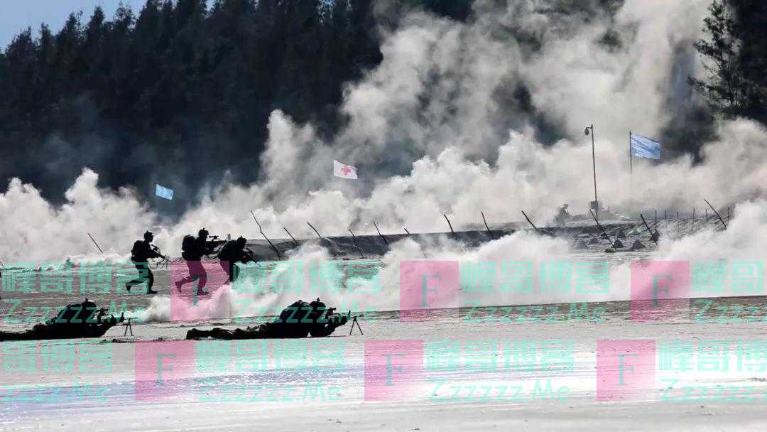 抢滩登陆！海军陆战队立体联合演练