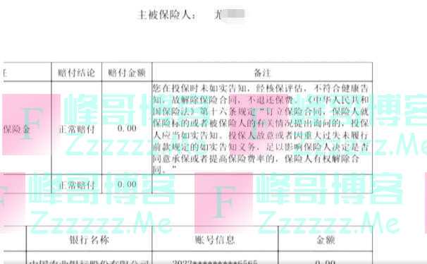 网上购买保险，如今生病理赔 保险公司：合同解除，保费不退