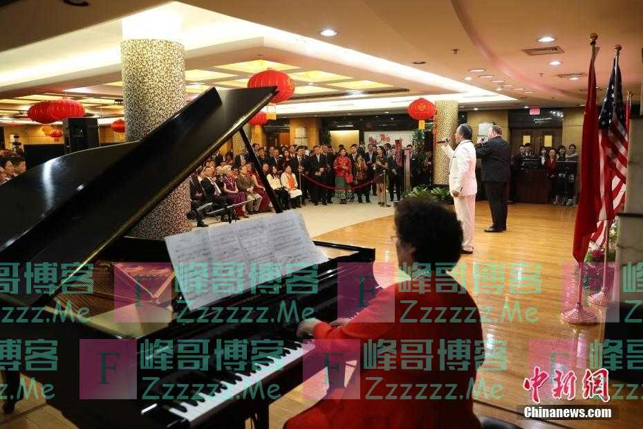 中国驻纽约总领馆举行“温暖迎春”招待会