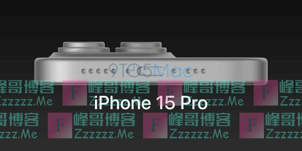 苹果iPhone 15 Pro渲染图曝光:改用USB-C端口、相机更凸起
