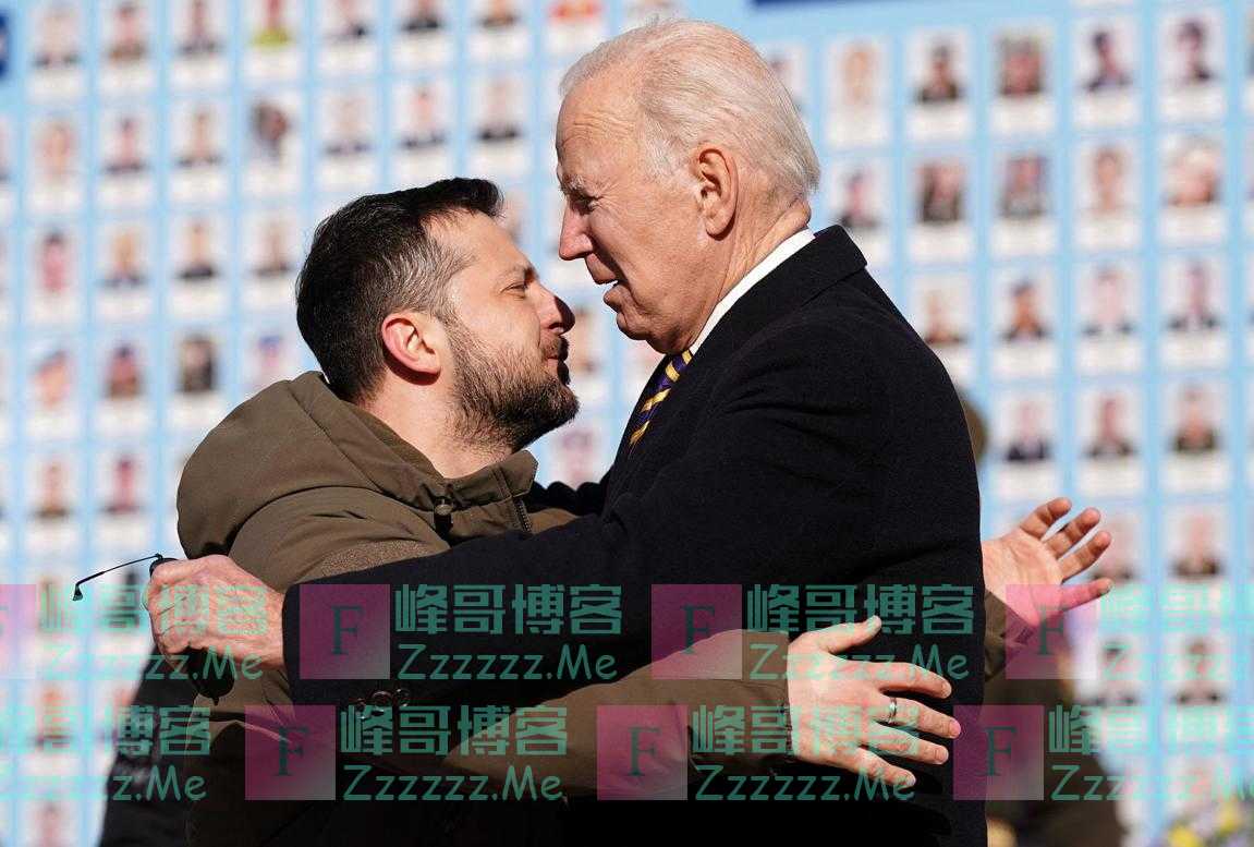 拜登突访基辅后，一则漫画火了！有人质问：他宁肯去基辅也不愿去俄亥俄州？