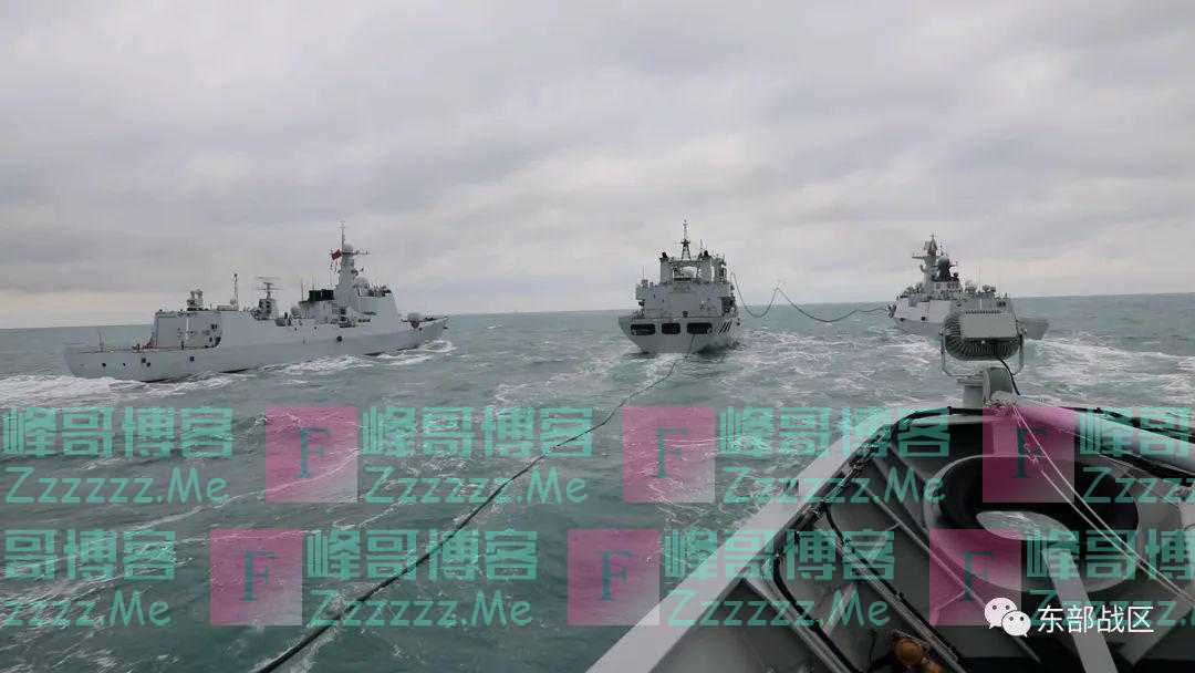 东海某海域，火力全开！