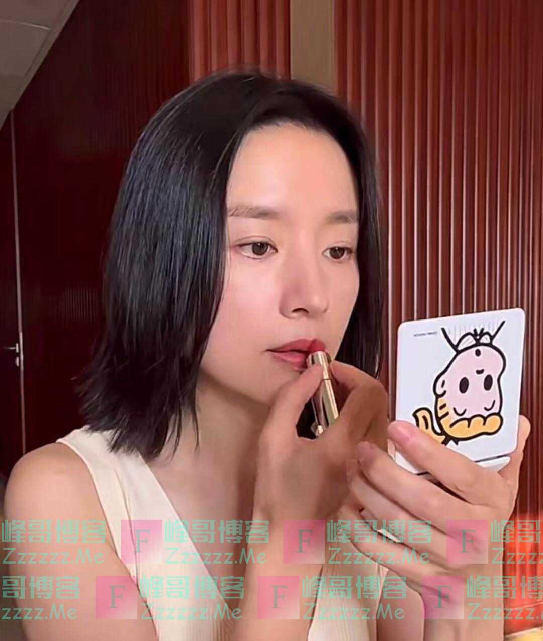 离开了美颜滤镜之后的董洁,原来长这样!