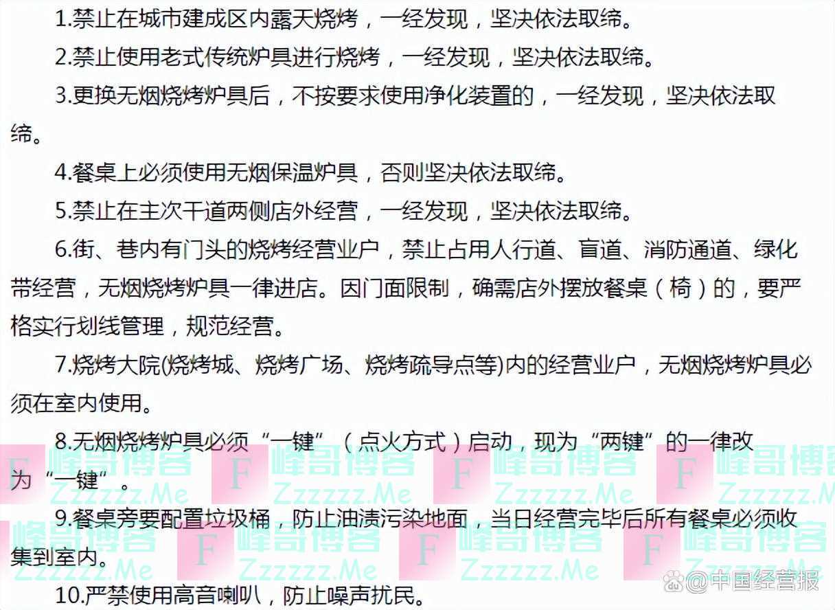 禁止烧烤简史：威海罚5万，北京最高罚10万