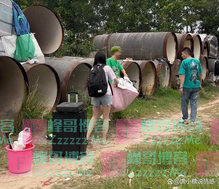 东莞流浪女又添新成员，男生对她特别照顾：很漂亮，不懂为何流浪