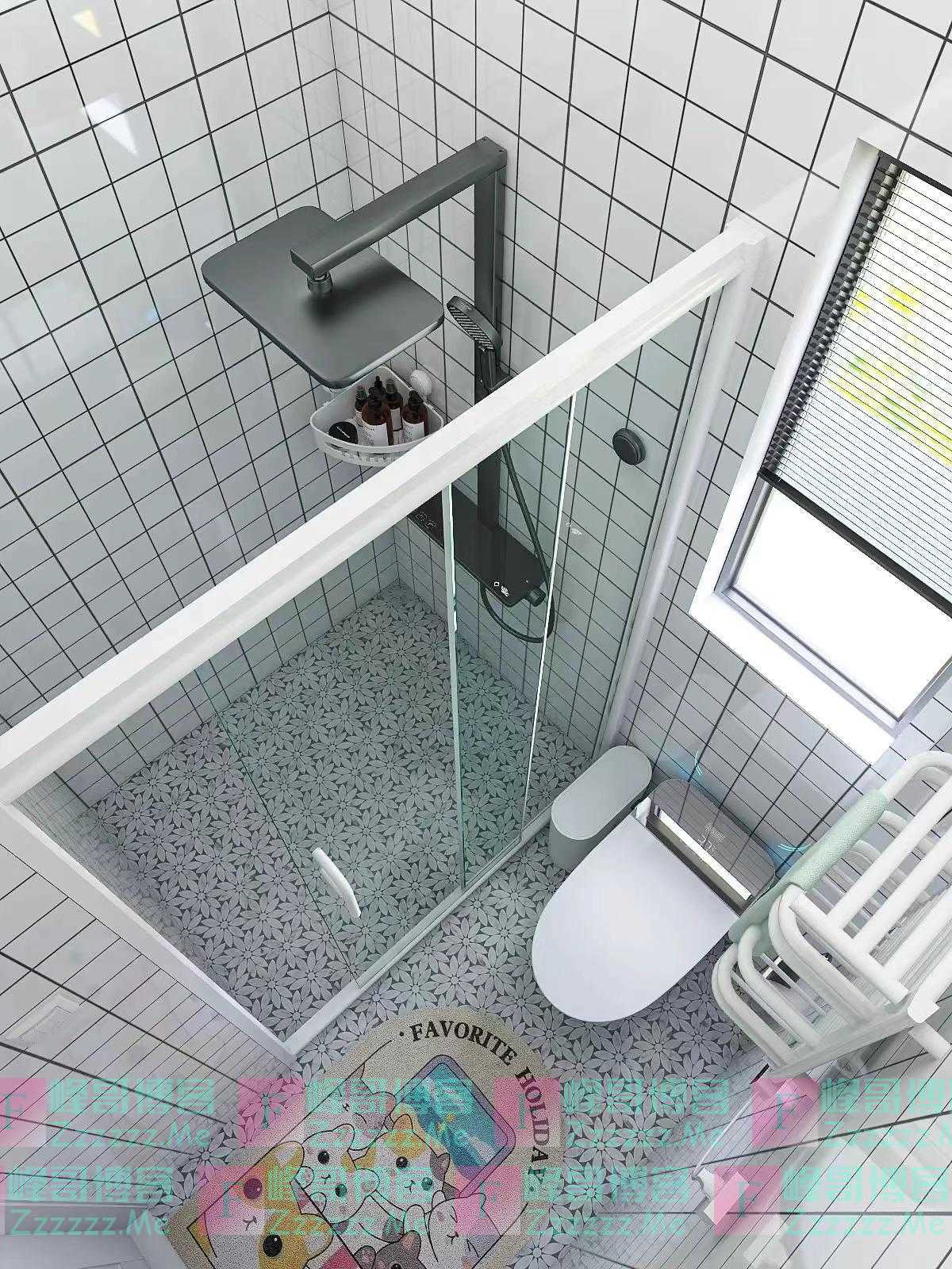 广州小姐姐凭“2.36㎡卫生间做干湿分离”而封神，设计师：太绝了