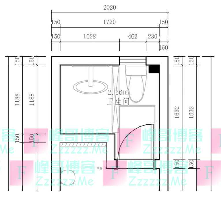 广州小姐姐凭“2.36㎡卫生间做干湿分离”而封神，设计师：太绝了