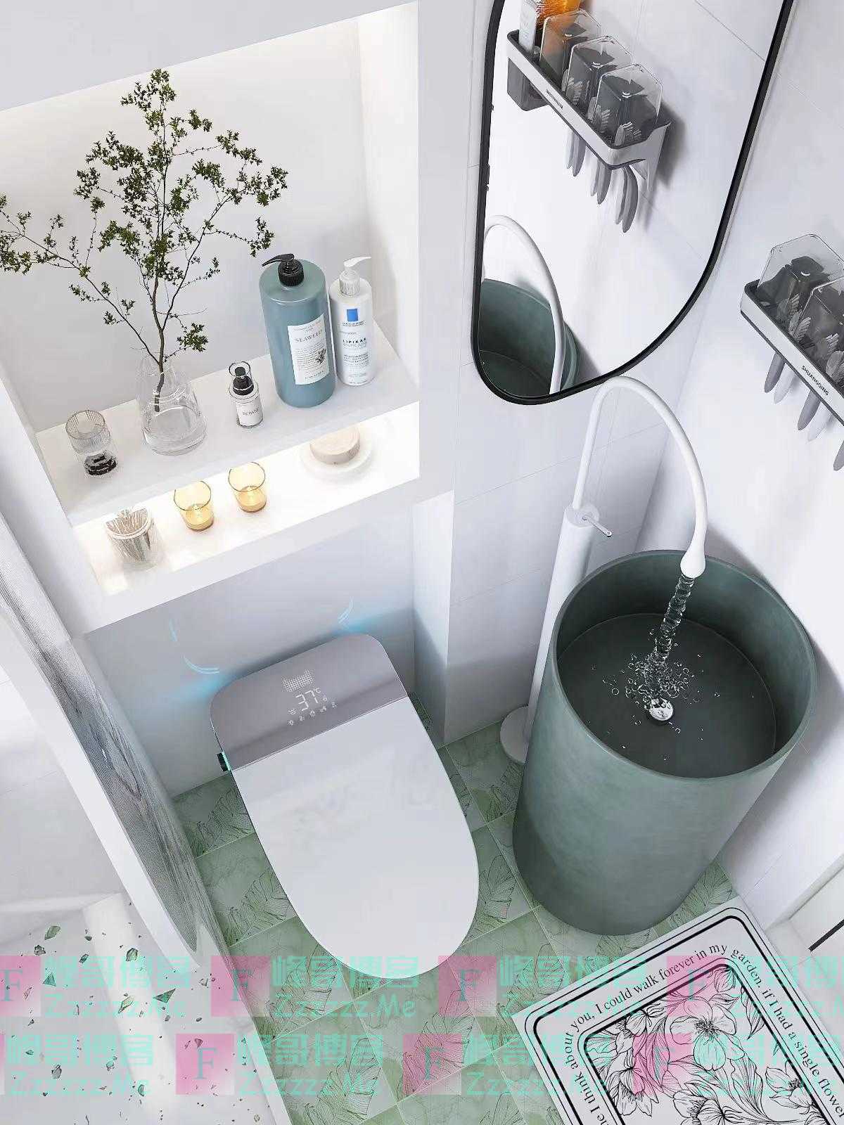 广州小姐姐凭“2.36㎡卫生间做干湿分离”而封神，设计师：太绝了