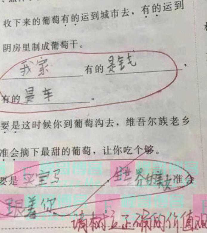 “最懒小学生”作业走红，老师批改时左右为难，却挑不出错在哪里