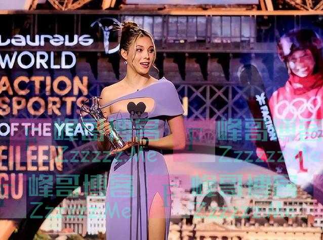 谷爱凌创历史！与梅西合影，19岁发育成熟，身材太傲人了