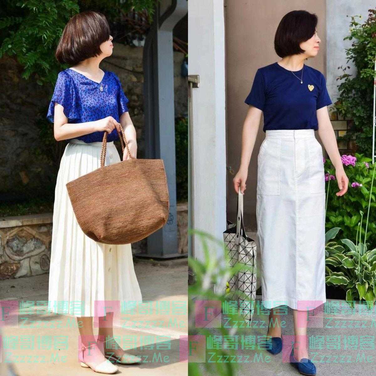 五六十岁的女人，上衣不要乱买，这样穿更减龄有气质，美极了