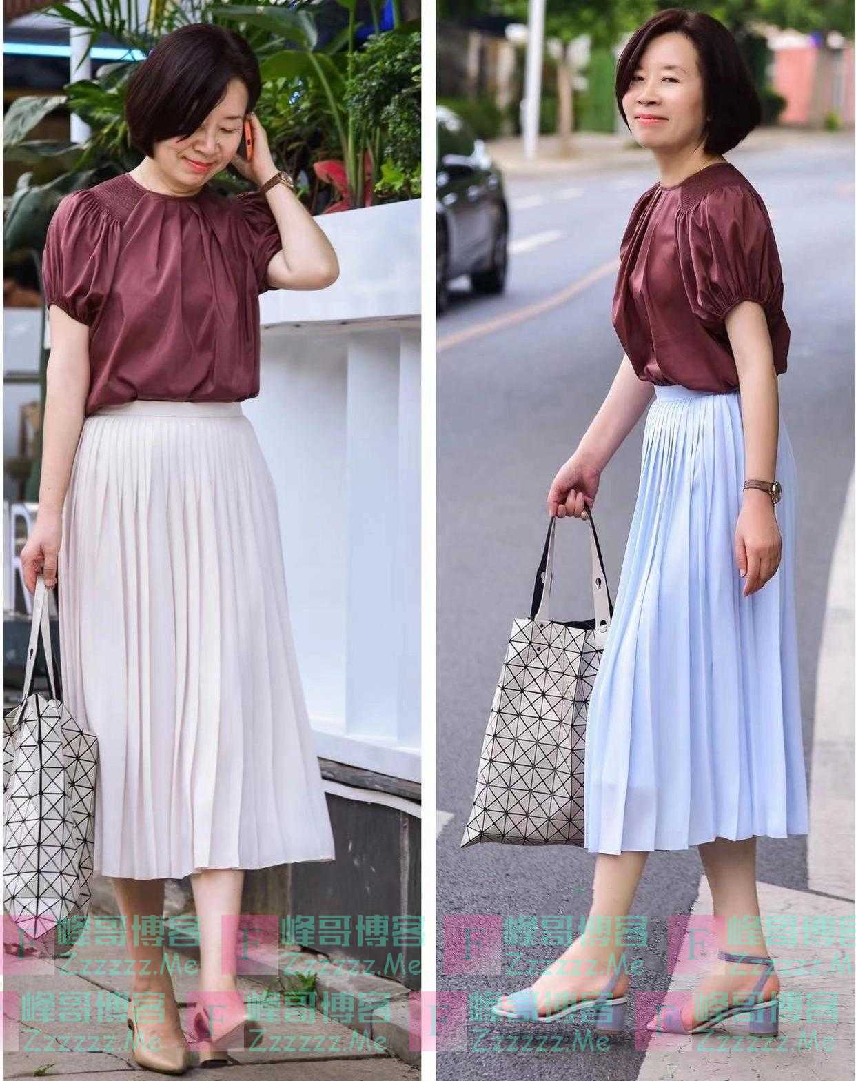 五六十岁的女人，上衣不要乱买，这样穿更减龄有气质，美极了