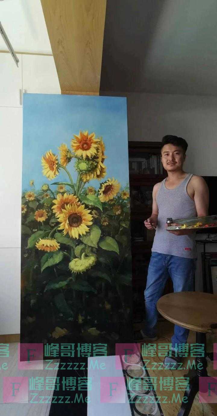 “粉笔马良”7分钟画出岳飞像，一段视频太惊艳了