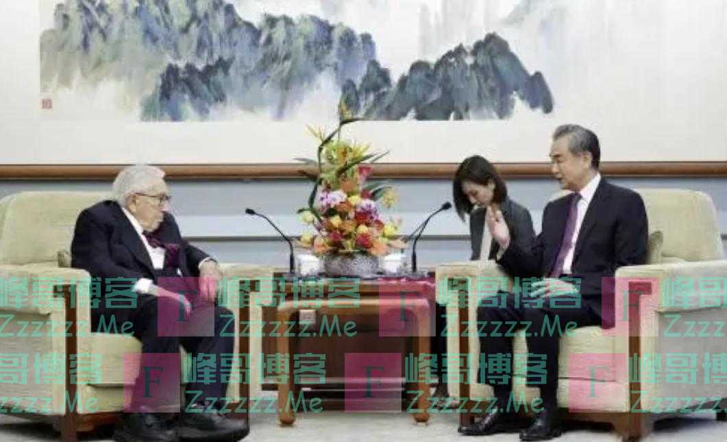 百岁基辛格访华,王毅亲自接见:“台独”与台海和平水火不容!