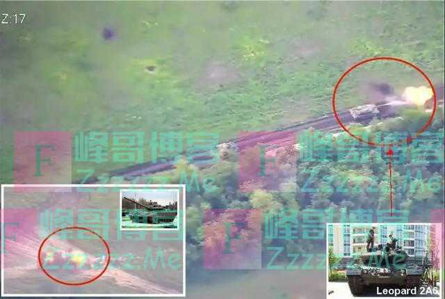 外媒:社交媒体流传乌军“豹-2A6”与俄军T-80BV坦克交火,“画面首次出现”
