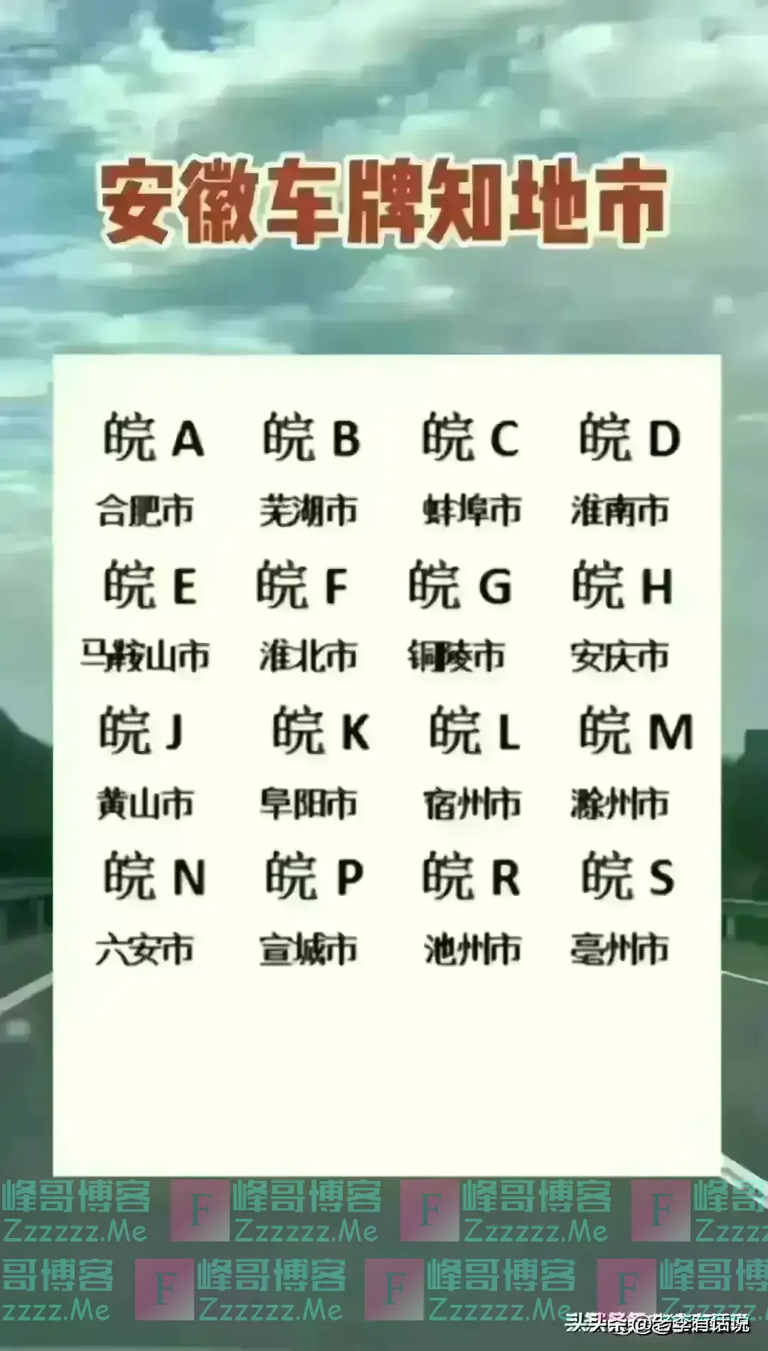 车牌号最后一位的寓意，对照看看你的车牌，仅供参考